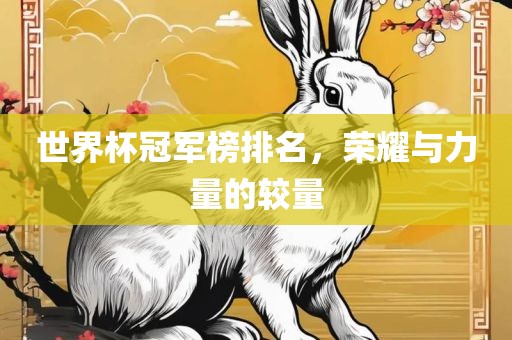 世界杯冠军榜排名，荣耀与力量的较量