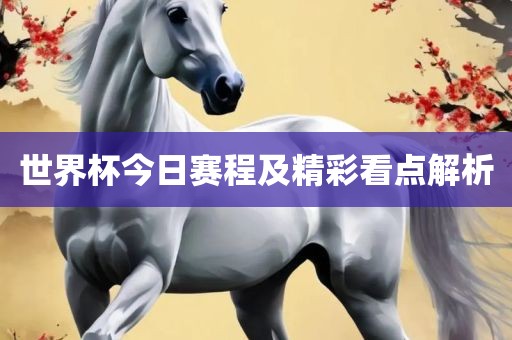 世界杯今日赛程及精彩看点解析