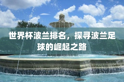 世界杯波兰排名，探寻波兰足球的崛起之路