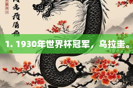 1. 1930年世界杯冠军，乌拉圭。丹东日丰电子有限公司