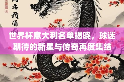 世界杯意大利名单揭晓，球迷期待的新星与传奇再度集结