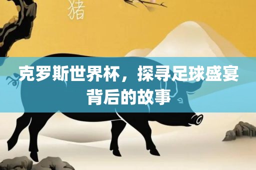 克罗斯世界杯，探寻足球盛宴背后的故事丹东日丰电子有限公司