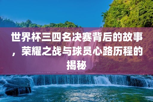 世界杯三四名决赛背后的故事，荣耀之战与球员心路历程的揭秘丹东日丰电子有限公司