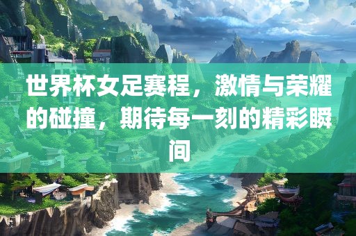 世界杯女足赛程，激情丹东日丰电子有限公司与荣耀的碰撞，期待每一刻的精彩瞬间