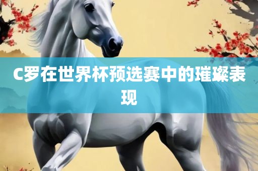 C罗在世界杯预选赛中的璀璨表现