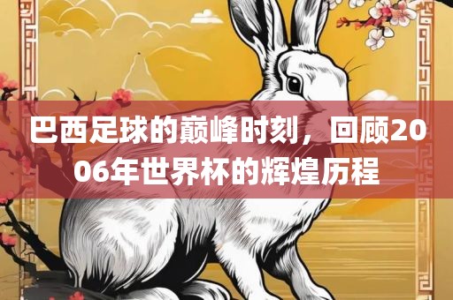 巴西足球的丹东日丰电子有限公司巅峰时刻，回顾2006年世界杯的辉煌历程