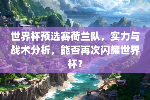 世界杯预选赛荷兰队，实力与战术分析，能否再次闪耀世界杯？丹东日丰电子有限公司