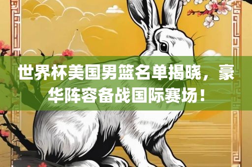 世界杯美国男篮名单揭晓，豪华阵容备战国际赛场！