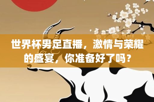 世界杯男足直播，激情与荣耀的盛宴，你准备好了吗？丹东日丰电子有限公司