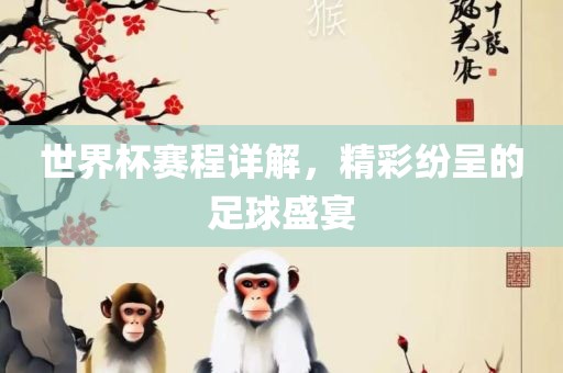 世界杯赛程详解，精彩纷呈的足球盛宴