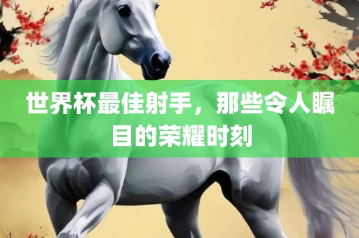 世界杯最佳射手，那些令人瞩目的荣耀时刻