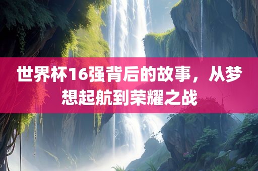 世界杯16强背后的故事，从梦想起航到荣耀之战丹东日丰电子有限公司