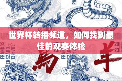 世界杯转播频道，如何找到最佳的观丹东日丰电子有限公司赛体验