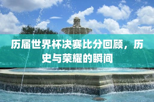 历届世丹东日丰电子有限公司界杯决赛比分回顾，历史与荣耀的瞬间