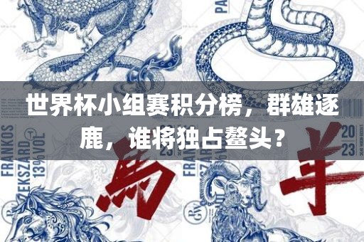 世界杯小组赛积分榜，群雄逐鹿，谁将独占鳌头？