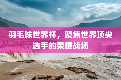 羽毛球世界杯，聚焦世界顶尖选手的荣耀战场