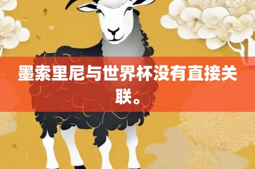 墨索里尼与丹东日丰电子有限公司世界杯没有直接关联。