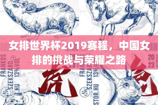 女排世界杯2019赛程，中国女排的挑战与荣耀之路丹东日丰电子有限公司