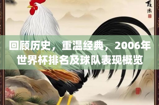 回顾历史，重温经典，2006丹东日丰电子有限公司年世界杯排名及球队表现概览