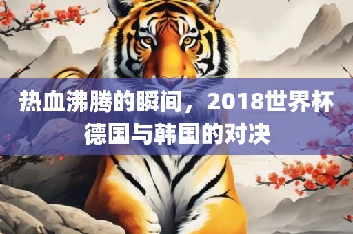 热血沸腾的瞬间，2018世界杯丹东日丰电子有限公司德国与韩国的对决