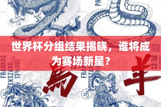 世界杯分组结果揭晓，谁将成为赛场新星？