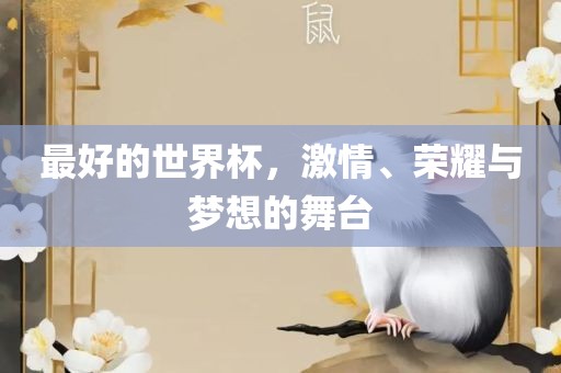 最好的世界杯，激情、荣耀与梦想的舞台丹东日丰电子有限公司