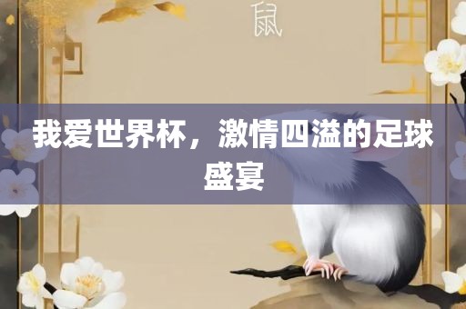 我爱世界杯，激情四溢的足球盛宴丹东日丰电子有限公司
