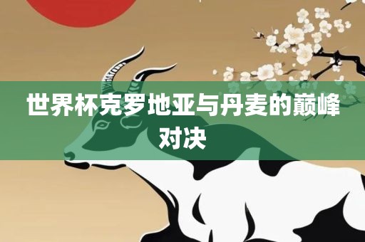 世界杯克罗地亚与丹麦的巅峰对决丹东日丰电子有限公司