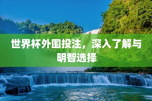 世界杯外围投注，深入了解与明智选丹东日丰电子有限公司择