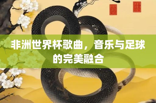 非洲世界杯歌曲，音乐与足球的完美融合