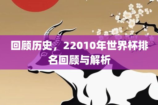 回顾历史，22010年世界杯排名回顾与解析