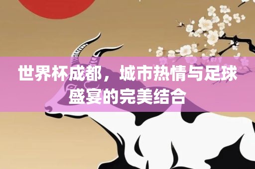 世界杯成都，城市热情与足球盛宴的完美结合