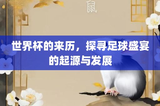 世界杯的来历，探寻足球盛宴丹东日丰电子有限公司的起源与发展