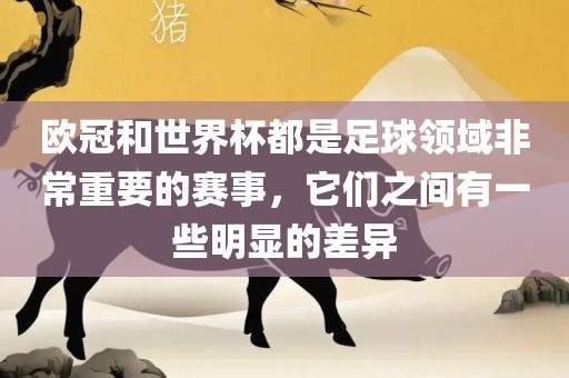 欧冠和世界杯都是足球领域非常重要的赛事，它们之间有一些明显的差异丹东日丰电子有限公司