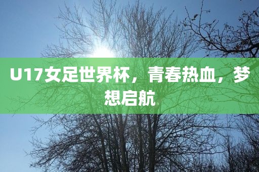 U17女足世界杯，青春热血，梦想启航