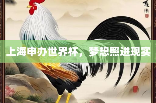 上海申办世界杯，梦想照进现实
