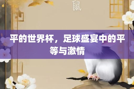 平的世界杯，足球盛宴中的平等与激情丹东日丰电子有限公司