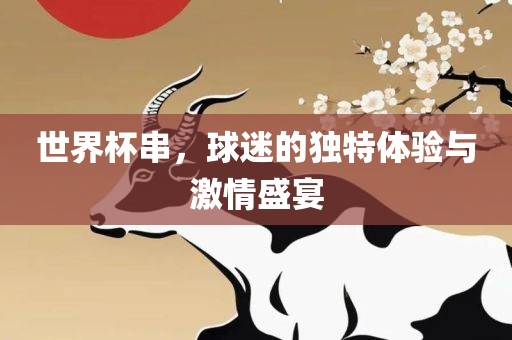 世界杯串，球迷的独特体验与激情盛宴丹东日丰电子有限公司