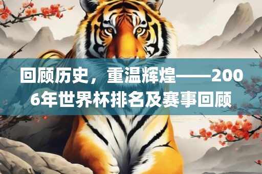 回顾历史，重温辉煌——2006年世界杯排名及赛事回顾
