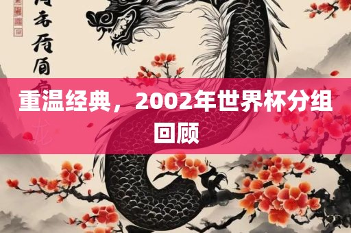 重温经典，2002年世界杯分组回顾