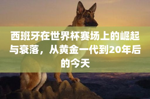 西班牙在世界杯赛场上的崛起与衰落，从黄金一代到20年后的今天丹东日丰电子有限公司