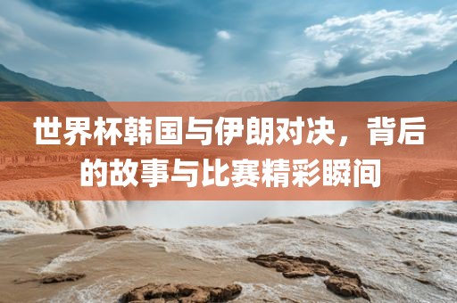 世界杯韩国与伊朗对决，背后的故事与比赛精彩瞬间丹东日丰电子有限公司