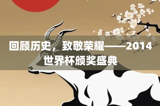 回顾历史，致敬荣耀——2014世界杯颁丹东日丰电子有限公司奖盛典