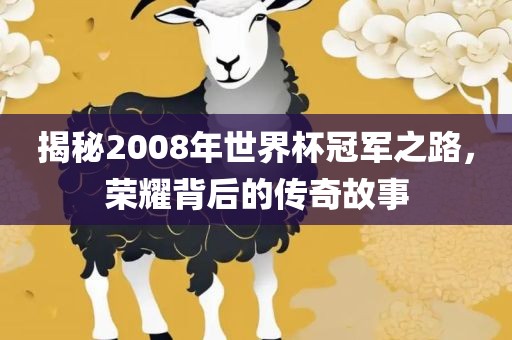 揭秘2008年世界杯冠军之路，荣耀背后的传奇故事