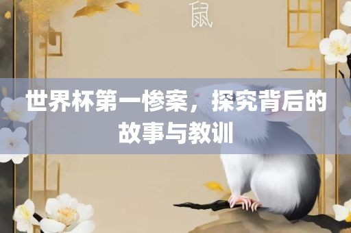 世界杯第一惨案，探究背后的故事与教训