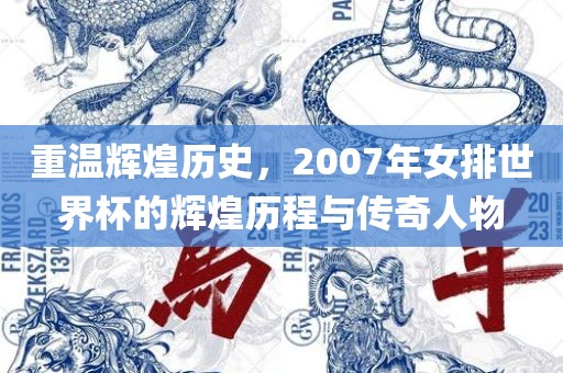 重温辉煌历史，2007年女排世界杯的辉煌历程与传奇人物