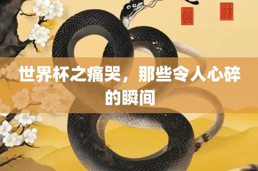 世界杯之痛哭，那些令人心碎的瞬间