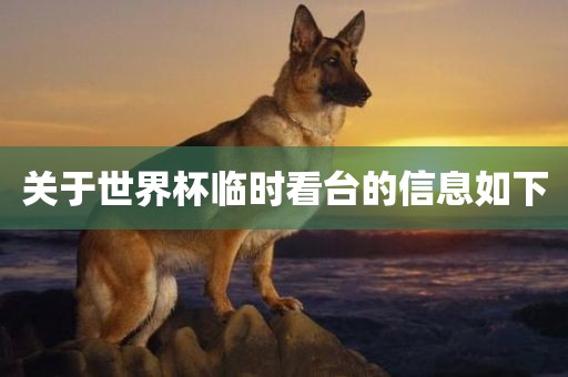 关于世界杯临时看台的信息如下丹东日丰电子有限公司