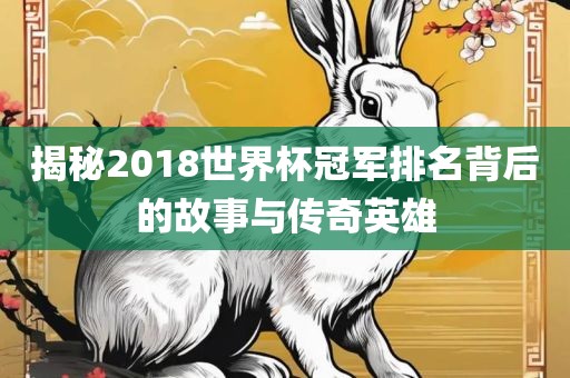 揭秘2018世界杯冠军排名背后的故事与传奇英雄