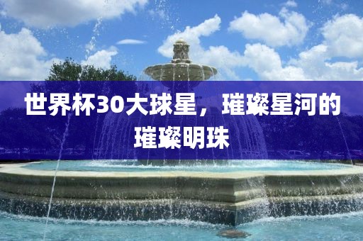 世界杯30大球星，璀璨星河的璀璨明珠丹东日丰电子有限公司